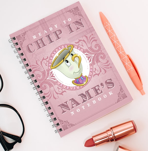 Beauty and the Beast Personalised Chip Notebook