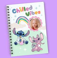 Tap to view Disney Chilled Vibes Stitch & Angel Notebook