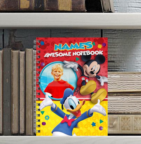 Mickey Mouse & Donald Duck Photo Notebook, For Kids