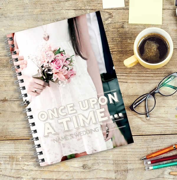 Once Uplon A Time Wedding Planner Notebook