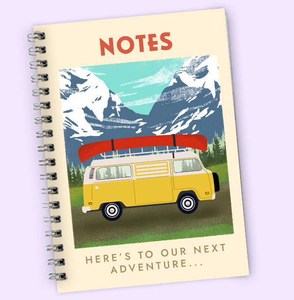 Here's To Our Next Adventure Notebook