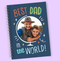 Tap to view Cancer Research UK Best Dad in the World Photo Upload Notebook