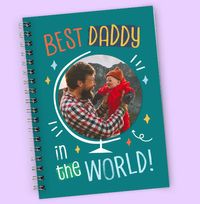 Tap to view Cancer Research UK Best Daddy in the World Photo Upload Notebook