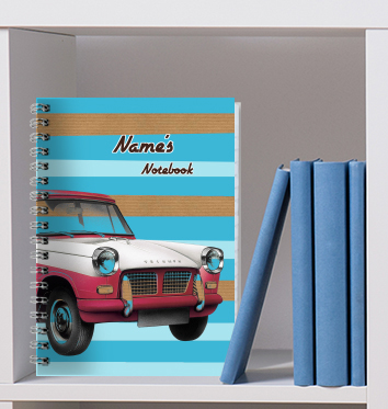 Retro Motor Notebook