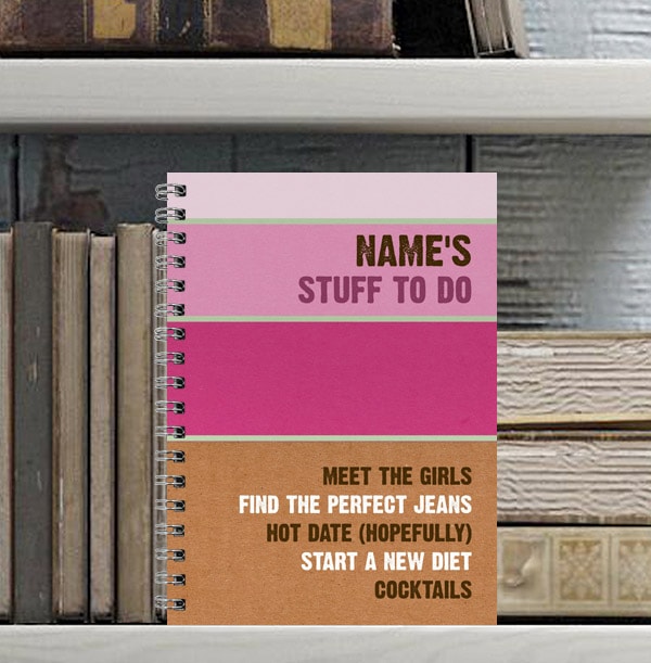 Girls To Do List Notebook