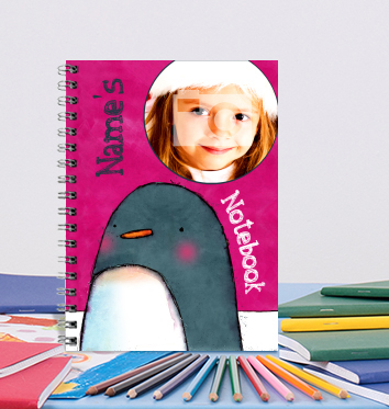 Festive Funnies Penguin Notebook