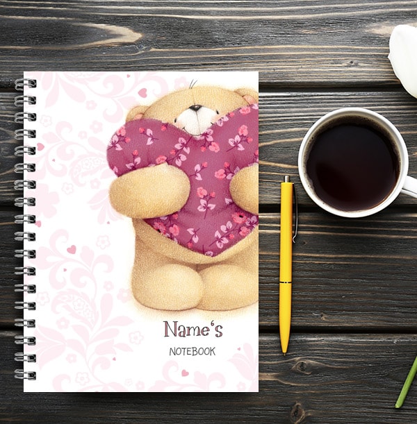 Forever Friends Personalised Romance Notebook