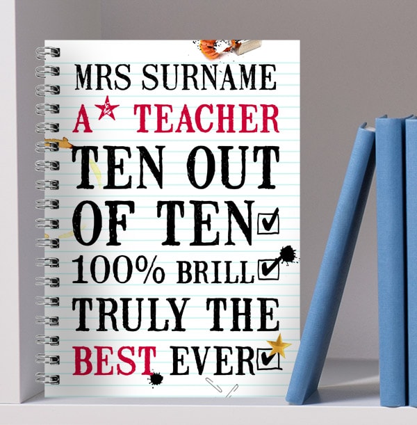 A* Personalised Teacher Notebook