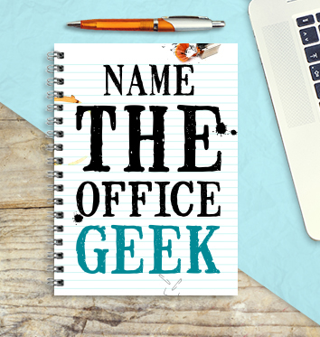 Greater Things Office Geek Notebook