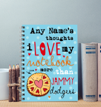 HAP-PEA-NESS Jammy Notebook