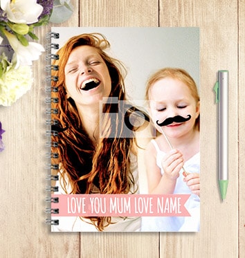 Happy Days Love You Mum Notebook
