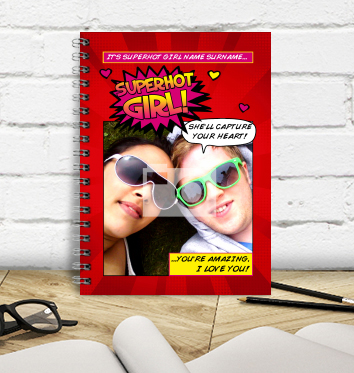 Kapow Super Hot Girl Notebook