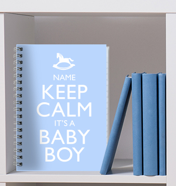 Keep Calm Baby Boy Notebook