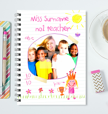 Love From Me Miss Teacher Notebook