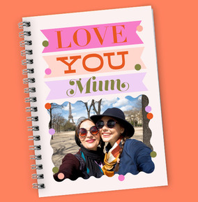 Love You Mum Photo Notebook