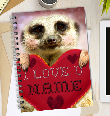 Meerkat Heart Notebook