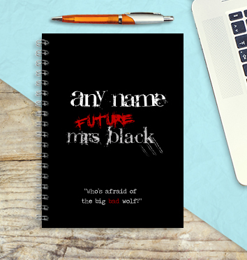 Future Mrs Black Notebook