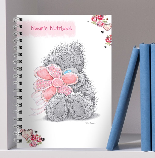 Me to You Flower Notebook, Tatty Teddy