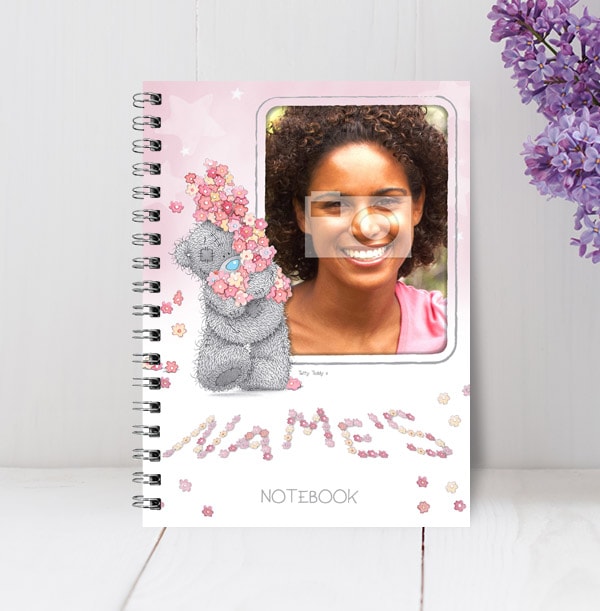 Me to You Flowers Photo Upload Notebook