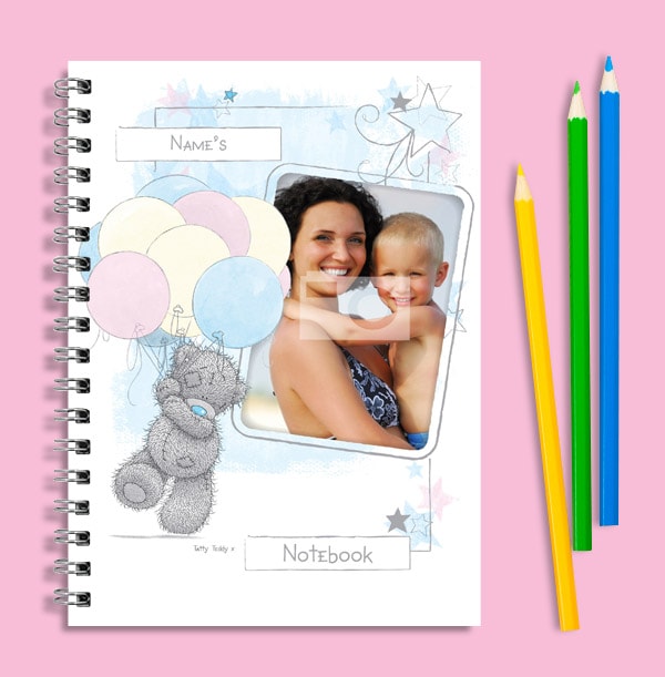 Me to You Balloons Photo Upload Notebook