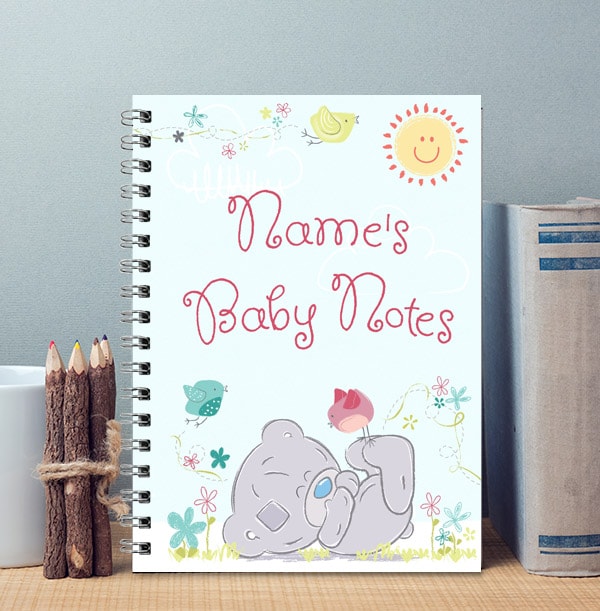 Baby Notes Personalised Notebook, Me To You