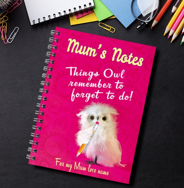 Furry Feathers - Owl Remember Notebook