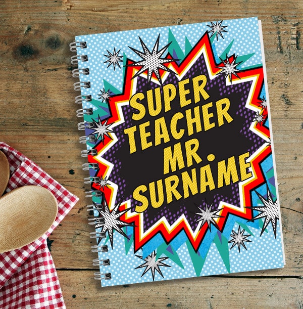 Super Teacher Personalised Notebook