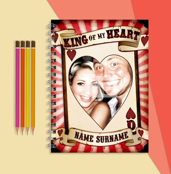 On The Cards King Notebook