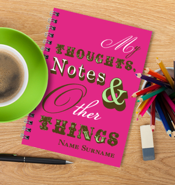 O So Fanciful Notes Notebook