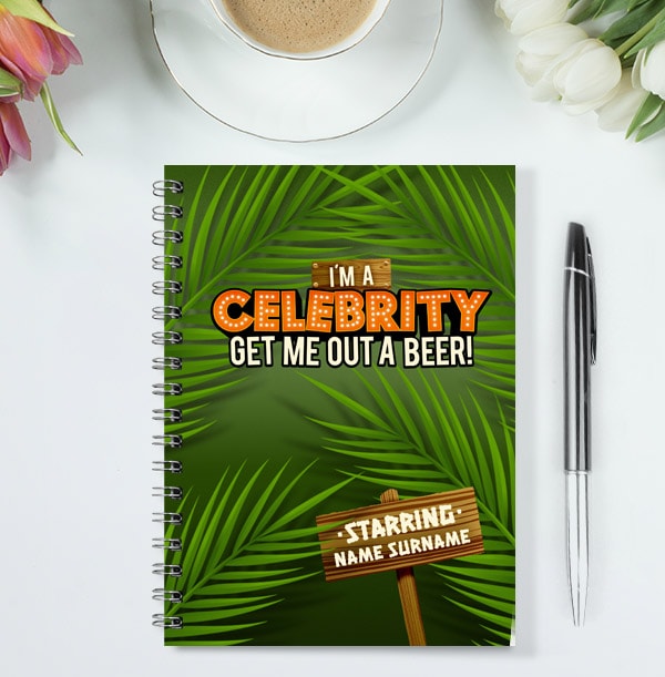Get Me Out A Beer Funny Personalised Notebook