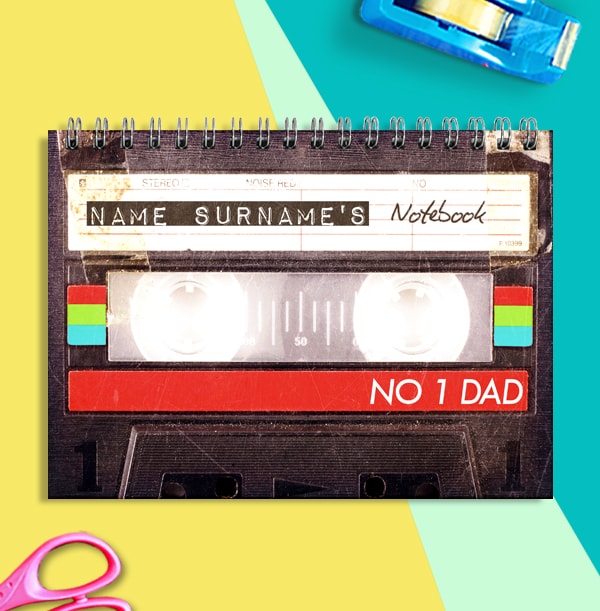 Rewind Cassette Notebook