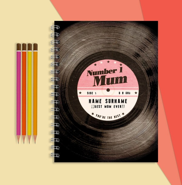 Rewind - Number 1 Mum Notebook