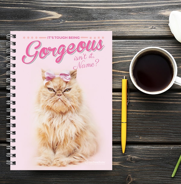 Rachael Hale Notebook - It's tough being Gorgeous