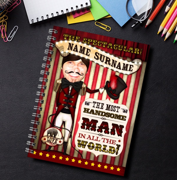 Spectacular Handsome Man Notebook