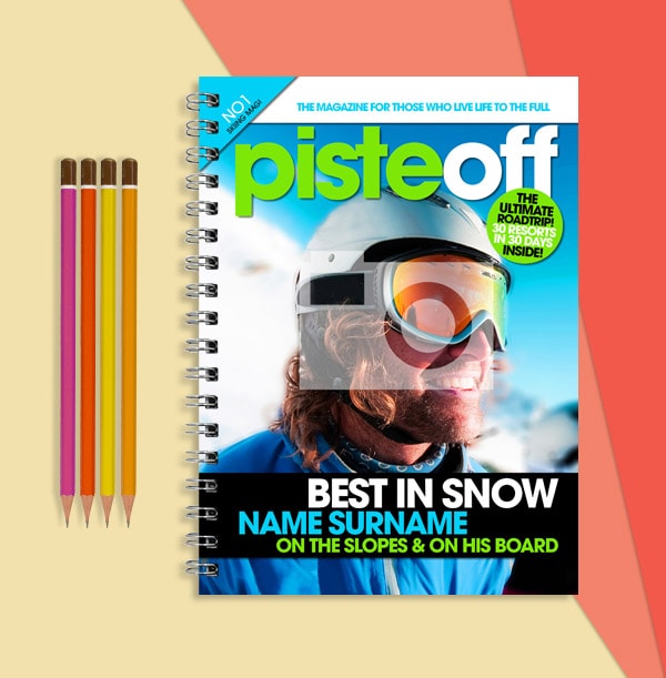 Spoof Magazine Piste Off Notebook