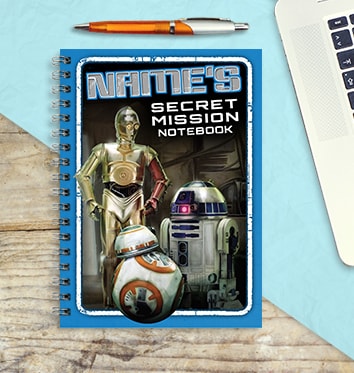 Star Wars - Droids Personalised Notebook