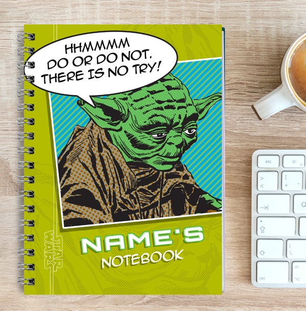 Star Wars A New Hope Yoda Notebook OLD