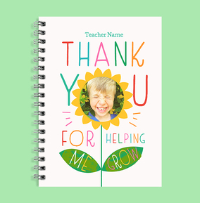 Thank you Teacher Photo Notebook
