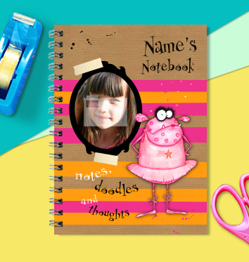 Hairy Scary Girl Notebook