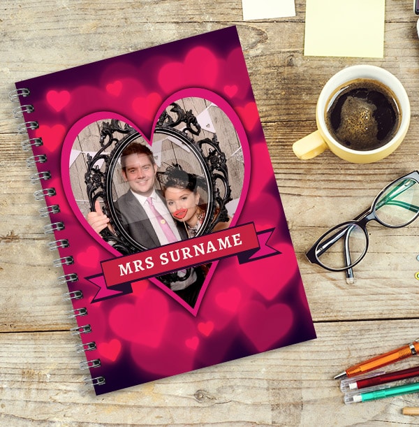 Rhapsody - Heart Photo Upload Notebook