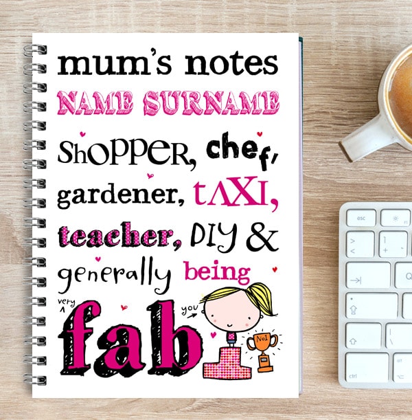 Very Lovely Fab Mum Notebook