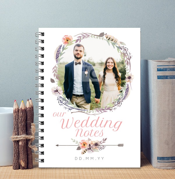 Our Wedding Notes Photo Notebook