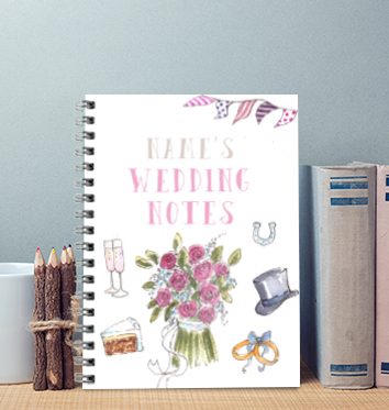Traditional Wedding Notebook
