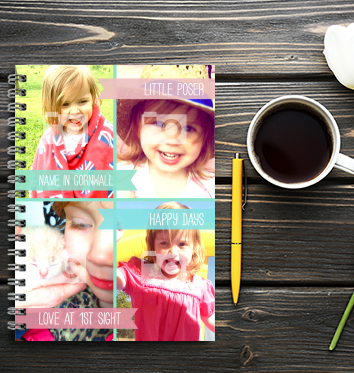 Happy Days Multi Photo Notebook