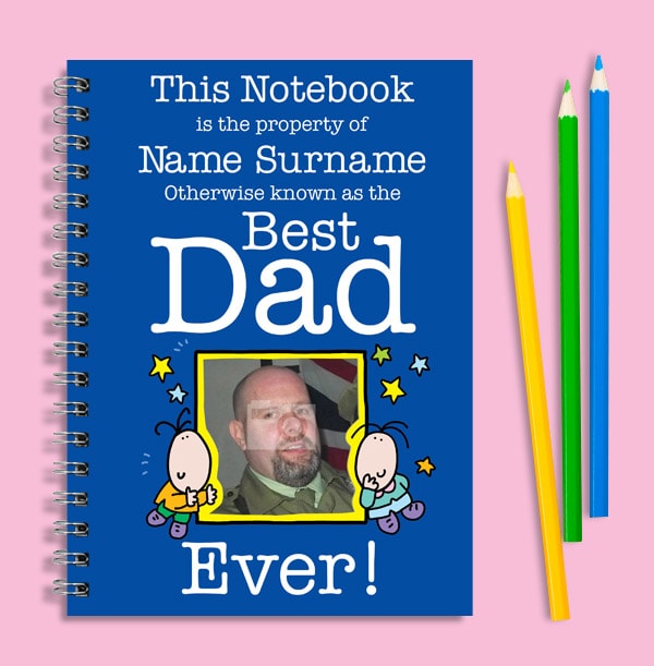 Best Dad Funny Notebook, Personalised