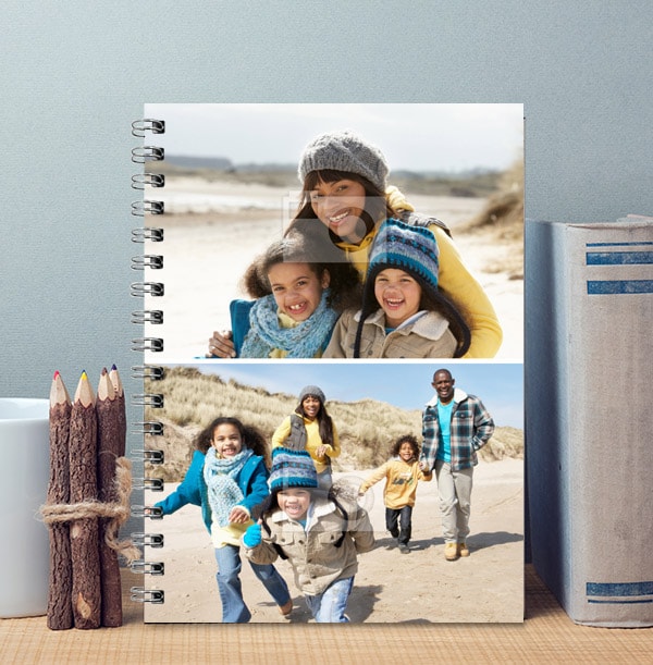 2 Photo Personalised Notebook