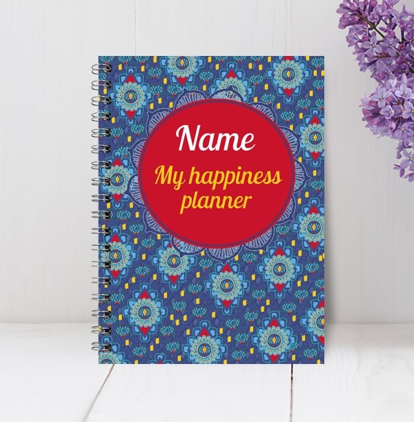 Happiness Planner Personalised Notebook