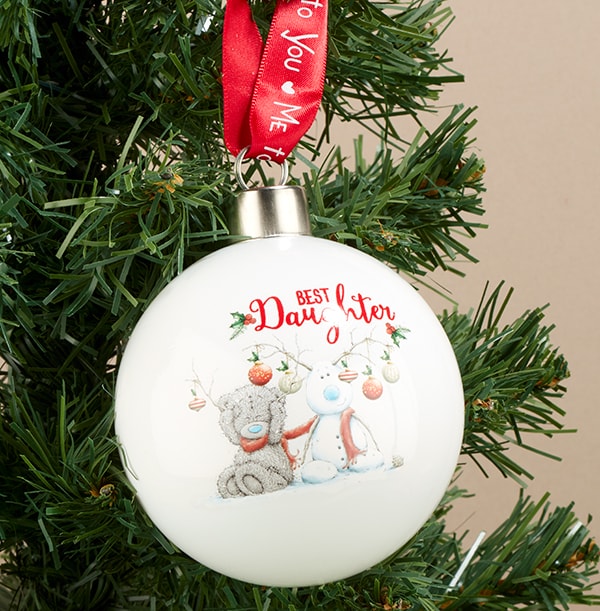 Tatty Teddy - Best Daughter Bauble
