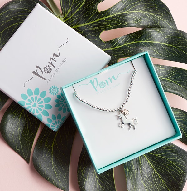 Dancing Unicorn Rose Gold Star Bracelet