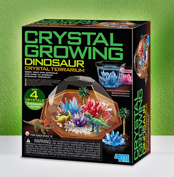 ZDISC Dinosaur Crystal Terrarium